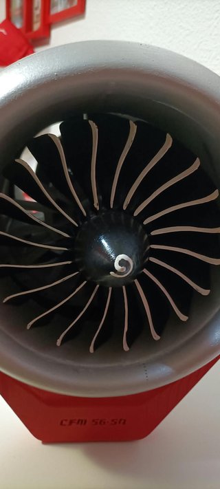 Maqueta Motor Avión Iberia