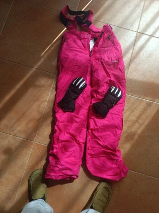 Peto Nieve Niña 12 Años + Guantes