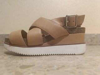 Sandalias Clarks Beige Talla 35 (1/2) Mujer