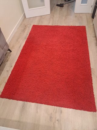 Alfombra IKEA Hampen Roja 133x195 cm