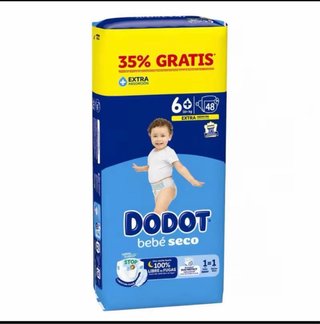 Pañales Dodot Talla 3, 4, 5, 6