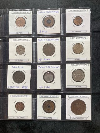 Colección 43 Monedas Bronce/Plata