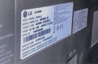 Televisor LG 42LH5000 Negro