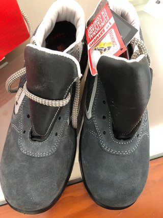 Zapatillas seguridad Panter P.U. Gris/Blanco T. 42