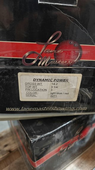 Bola de bowling Lane Masters Dynamic Power 14 lb n