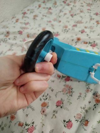 Moto Scooter Barbie Azul y Blanca Juguete