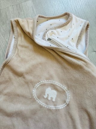 Saco dormir bebé elefante beige