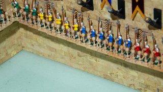 Escalera y cornisas para Exin Castillos, maquetas