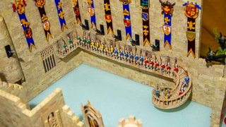 Escalera y cornisas para Exin Castillos, maquetas