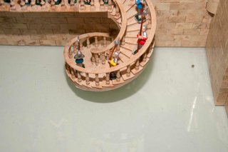 Escalera y cornisas para Exin Castillos, maquetas