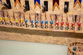 Escalera y cornisas para Exin Castillos, maquetas