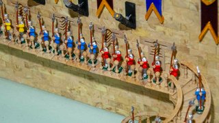 Escalera y cornisas para Exin Castillos, maquetas