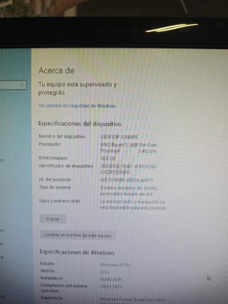 PC Sobremesa Ryzen 5 2600 NVIDIA GeForce GTX 1660