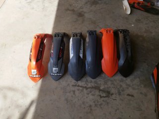 Guardabarros delantero KTM