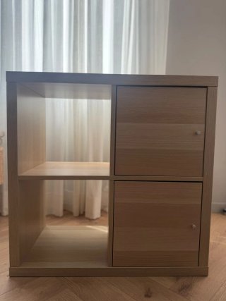 Estantería Kallax 77x77 con 2 puertas