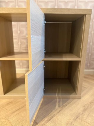 Estantería Kallax 77x77 con 2 puertas