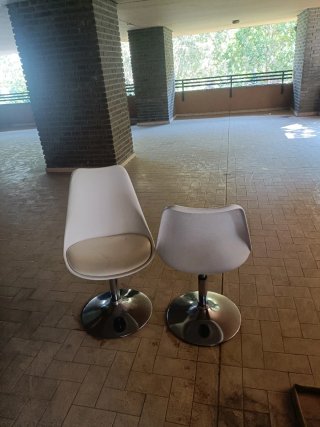 Juego de 2 Sillas Giratorias