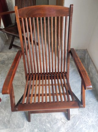 2 Sillones Madera Iroko