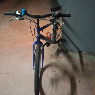 Bicicleta Globe Trotter Azul y Plata