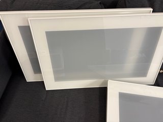 Puerta Glassvik Ikea Blanco vidrio 60x38 visagra