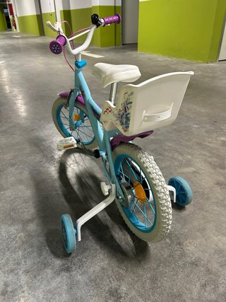 Bicicleta Frozen 14 con ruedines