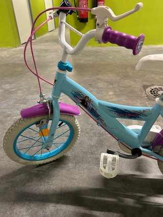 Bicicleta Frozen 14 con ruedines