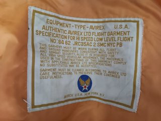 Chaqueta Aviador Avirex Marrón y Verde
