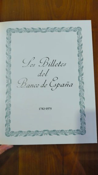 Libro Los Billetes del Banco de España 1979