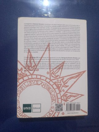 Manual de Derecho Romano Uned , edit 2022