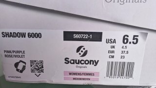 Saucony Shadow 6000 Sneakers Rosa/Viola