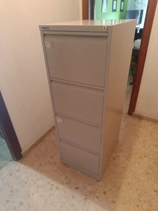 Armario Archivador Metálico Bisley 4 Cajones