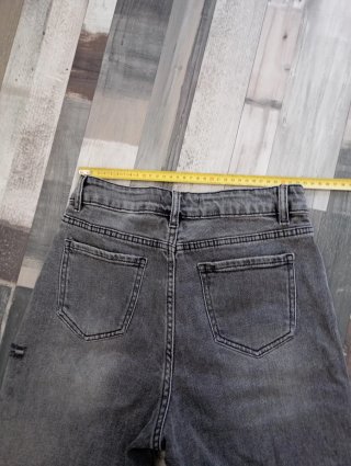 Bermudas vaqueras grises Miss Fancy