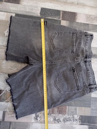 Bermudas vaqueras grises Miss Fancy