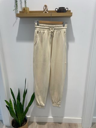Pantalones de chándal beige