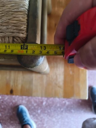 Silla infantil madera dorada