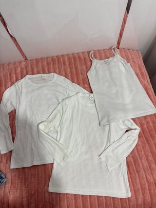 Lote 3 Camisetas Interior Blancas Nuevas