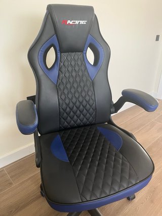 Silla Gamer RACING Negra/Azul Poco Uso