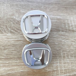 TAPABUJES HONDA 58mm GRIS MATE Y EMBLEMA CROMADO