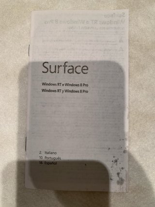 Microsoft Surface Pro 1 (128 GB) + Teclado + Lapiz