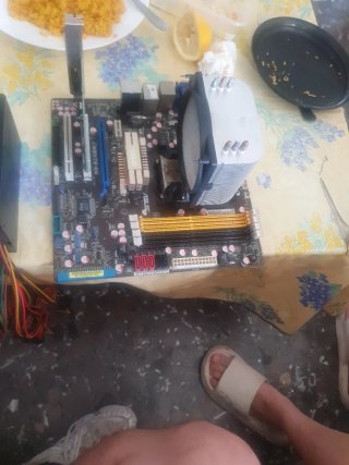 Placa base y componentes