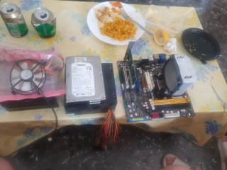 Placa base y componentes