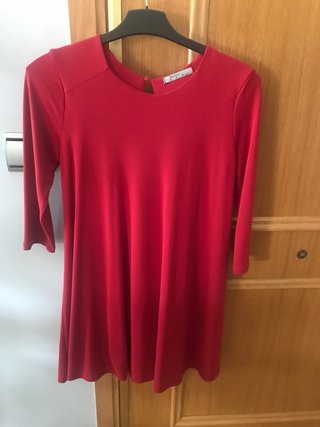Vestido Bershka Rojo Talla M