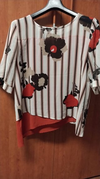 Blusa OVS a righe con fiori