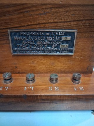 Magneto Telefónica Antigua 1923 AOIP París