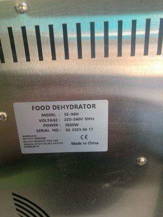 Deshidratadora Profesional Acero Inoxidable