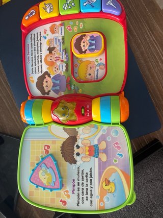Libro musical primeras canciones vtech