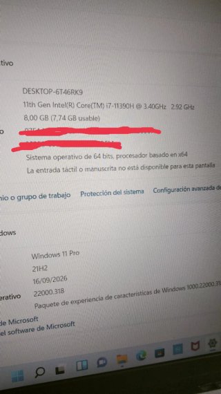 Portátil Dell Inspiron 15 5510 i7 11th Gen