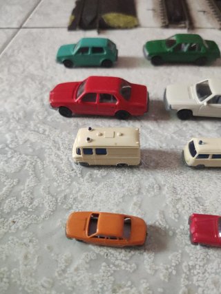 Coches y vías para maquetas