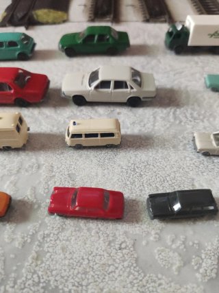 Coches y vías para maquetas