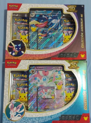 Pokemon Caja Colección Greninja/sylveon EX 30 Aniv